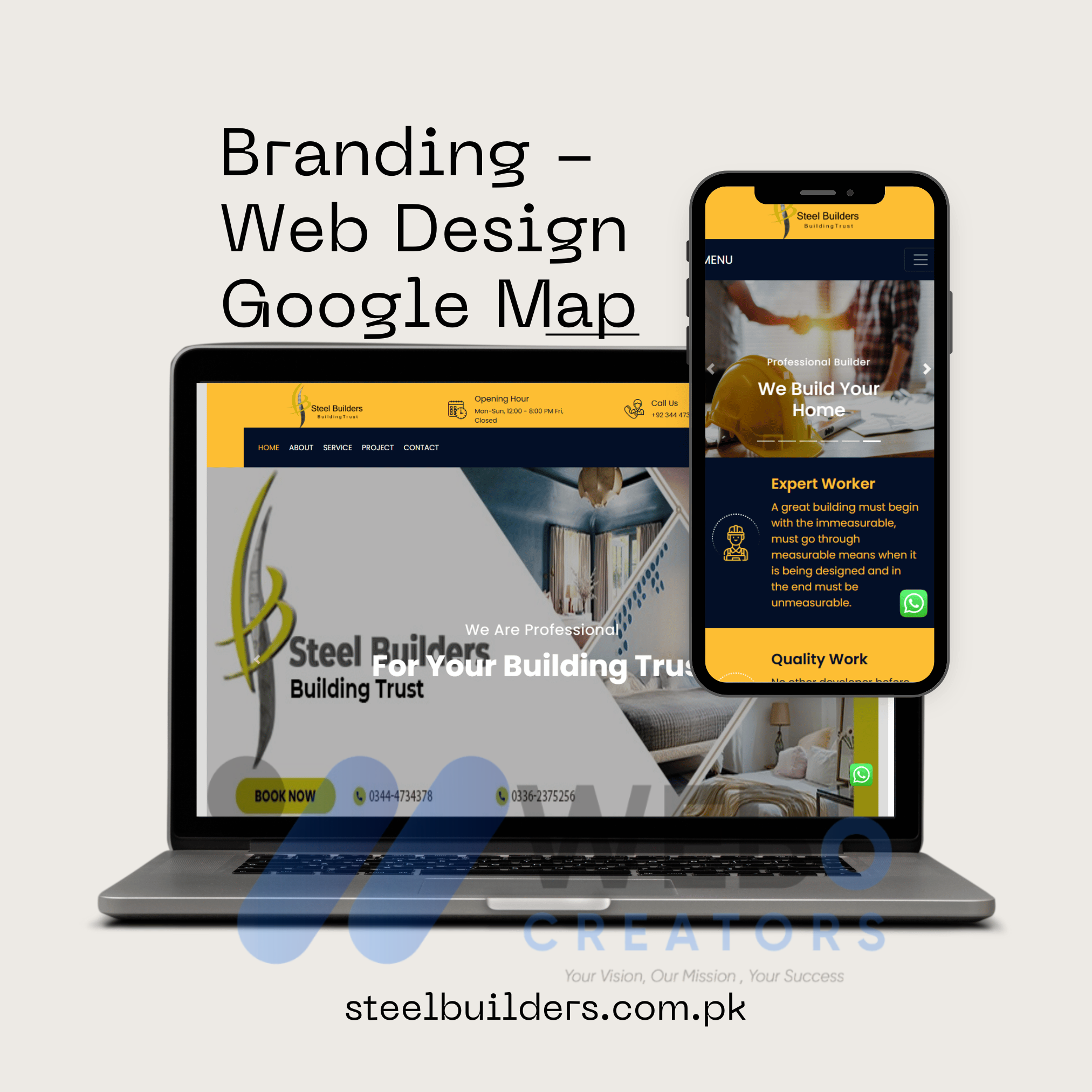 Steelbuilders - Google Ads, Website Design, SEO, Google Map Optimization